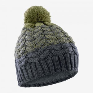 Bonnet Salomon POLY Homme Vert | RYCAX-8603