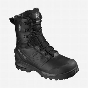 Botte Hiver Salomon TOUNDRA PRO CLIMASALOMON WATERPROOF Homme Noir | NHOUR-3061