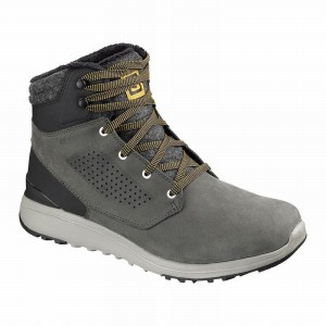 Botte Hiver Salomon UTILITY CLIMASALOMON WATERPROOF Homme Kaki | AQNZC-5217