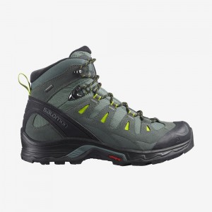 Botte Randonnée Salomon QUEST PRIME GTX Homme Vert | ERZIN-4162