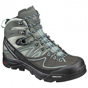 Botte Randonnée Salomon X ALP MID LTR GTX W Femme Grise Noir | HXJRU-8609