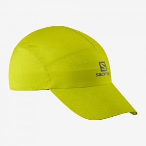 Casquettes Salomon WATERPROOF Homme Jaune | NXIGW-3740