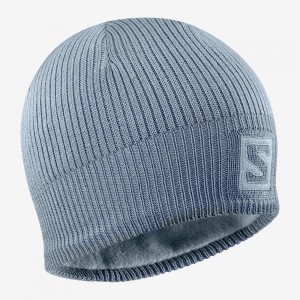 Chapeaux Salomon LOGO Homme Bleu | IFTNY-4735