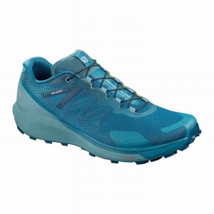 Chaussure Running Salomon SENSE RIDE 3 Homme Bleu | JXYSA-7398