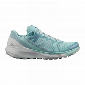 Chaussure Running Salomon SENSE RIDE 4 Femme Turquoise | QEZRS-9813