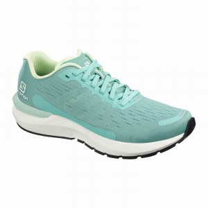 Chaussure Running Salomon SONIC 3 BALANCE W Femme Turquoise Blanche | IHDVF-3865