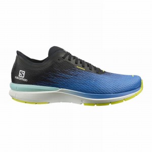 Chaussure Running Salomon SONIC 4 ACCELERATE Homme Bleu Blanche | YITBS-4253