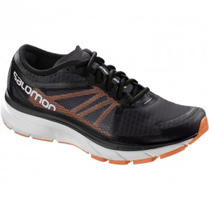 Chaussure Running Salomon SONIC RA Homme Noir Blanche | QVEMJ-4068