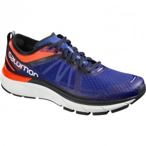 Chaussure Running Salomon SONIC RA MAX Homme Bleu Marine Noir Blanche | UOFXE-6152