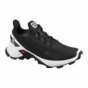 Chaussure Trail Running Salomon ALPHACROSS BLAST Enfant Noir Blanche | XOYUW-6412