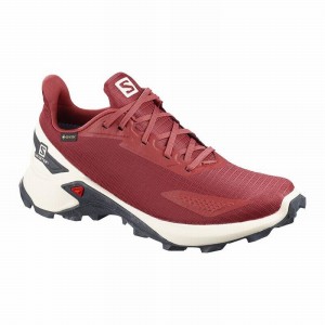 Chaussure Trail Running Salomon ALPHACROSS BLAST GTX W Femme Rouge | HBPWC-3621