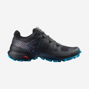 Chaussure Trail Running Salomon Homme Noir Rouge | IEZHA-3921