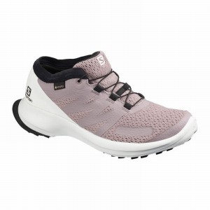 Chaussure Trail Running Salomon SENSE FLOW GTX W Femme Rose | TIRQF-4517