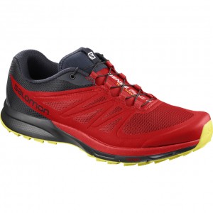 Chaussure Trail Running Salomon SENSE PRO 2 Homme Rouge Noir | MDKNV-2691