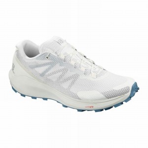 Chaussure Trail Running Salomon SENSE RIDE 3 W Femme Blanche | XWHMP-4025