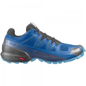 Chaussure Trail Running Salomon SPEEDCROSS 5 Homme Indigo | HLXKJ-8341