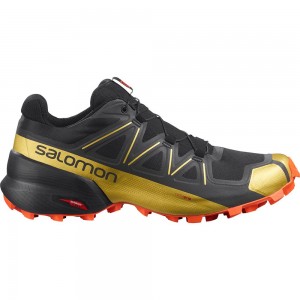 Chaussure Trail Running Salomon SPEEDCROSS 5 GTS Homme Noir | BKDRO-6390