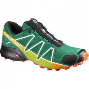 Chaussure Trail Running Salomon SPEEDCROSS 4 Homme Vert | NAGLD-0251