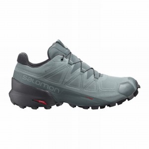 Chaussure Trail Running Salomon SPEEDCROSS 5 GORE-TEX Homme Vert | THZVY-2954