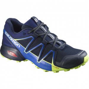 Chaussure Trail Running Salomon SPEEDCROSS VARIO 2 Homme Bleu Marine | AXVMD-9814