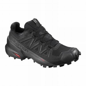 Chaussure Trail Running Salomon SPEEDCROSS 5 GORE-TEX Femme Noir | ITLAJ-0723