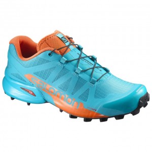 Chaussure Trail Running Salomon SPEEDCROSS PRO 2 W Femme Turquoise Clair | AGFTC-1495