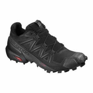 Chaussure Trail Running Salomon SPEEDCROSS 5 Femme Noir | AOBUK-8013