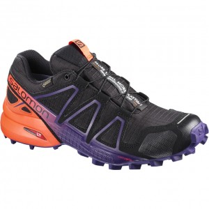 Chaussure Trail Running Salomon SPEEDCROSS 4 GTX LTD W Femme Noir | VUTMG-9608