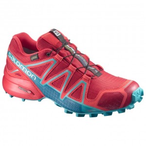 Chaussure Trail Running Salomon SPEEDCROSS 4 GTX W Femme Rouge | QIAOR-9764