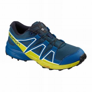 Chaussure Trail Running Salomon SPEEDCROSS Enfant Bleu Marine | PILMX-4671