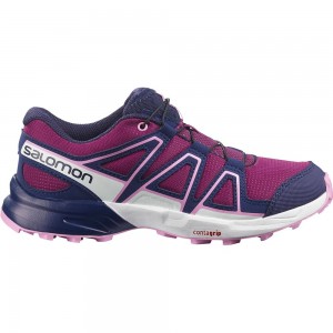 Chaussure Trail Running Salomon SPEEDCROSS J Enfant Violette | LNXZV-6254