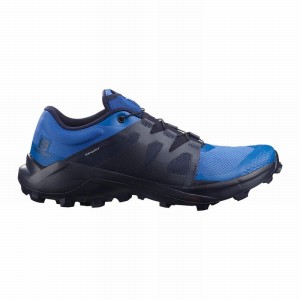 Chaussure Trail Running Salomon WILDCROSS Homme Bleu | NOGLY-2840