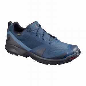 Chaussure Trail Running Salomon XA COLLIDER GTX Homme Bleu Marine Noir | PLIBY-8976