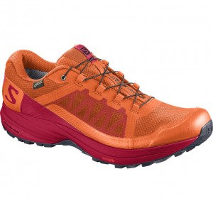 Chaussure Trail Running Salomon XA ELEVATE GTX Homme Rouge Orange | LDRXS-1597