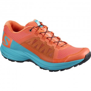 Chaussure Trail Running Salomon XA ELEVATE W Femme Orange Bleu | JGUPX-1645