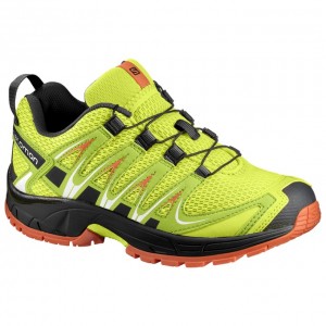 Chaussure Trail Running Salomon XA PRO 3D K Enfant Jaune | VPQCH-9425