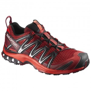 Chaussure Trail Running Salomon XA PRO 3D Homme Rouge Foncé | PZWOC-6712