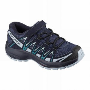 Chaussure Trail Running Salomon XA PRO 3D K Enfant Bleu Indigo Bleu | HXCNE-3560