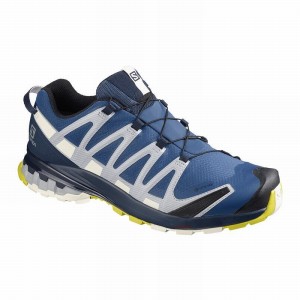 Chaussure Trail Running Salomon XA PRO 3D V8 GORE-TEX Homme Bleu Marine | FNMVC-1840