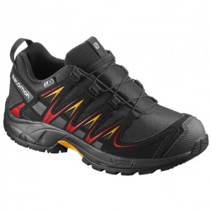 Chaussure Trail Running Salomon XA PRO 3D CSWP J Enfant Noir | ZHNBK-8471