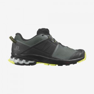 Chaussure Trail Running Salomon XA WILD GORE-TEX Homme Vert | LAHMR-2958