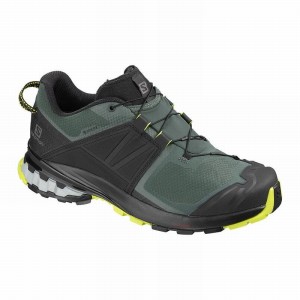 Chaussure Trail Running Salomon XA WILD GORE-TEX Homme Noir Rose | GMHNK-7195