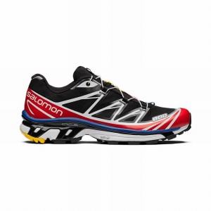 Chaussure Trail Running Salomon XT-6 RACING Homme Noir Blanche | FGIMH-4157