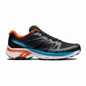 Chaussure Trail Running Salomon XT-WINGS 2 Homme Noir Bleu | MTIEX-7169