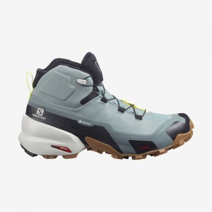 Chaussure de Randonnée Salomon CROSS HIKE MID GTX Femme Lightblue | LMYBC-8043