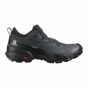 Chaussure de Randonnée Salomon CROSS HIKE GORE-TEX Homme Grise Foncé Noir | MELPU-4703