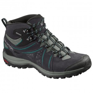 Chaussure de Randonnée Salomon ELLIPSE 2 MID LTR GTX W Femme Noir | TZMQI-6928