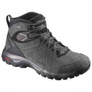 Chaussure de Randonnée Salomon EVASION 2 MID LTR GTX Homme Noir | WUFXS-6423