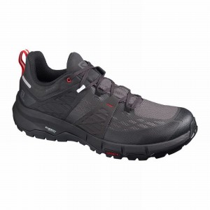 Chaussure de Randonnée Salomon ODYSSEY GTX Homme Noir Rouge | NZQIX-3914