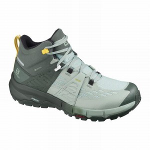 Chaussure de Randonnée Salomon ODYSSEY MID GTX W Femme Vert | TFKLG-2103